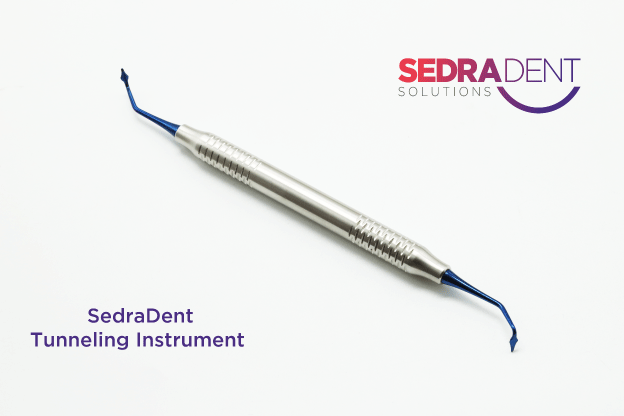 Sedradent tunneling instrument blue titanium | DentaCarts | Dental Cart