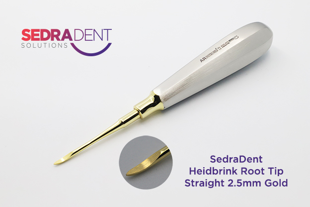 AR Instrumed Heidbrink Root Tip Straight 2.5mm | DentaCarts | Dental Cart