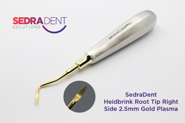 AR Instrumed Heidbrink Root Tip Right Side 2.5mm | DentaCarts | Dental Cart