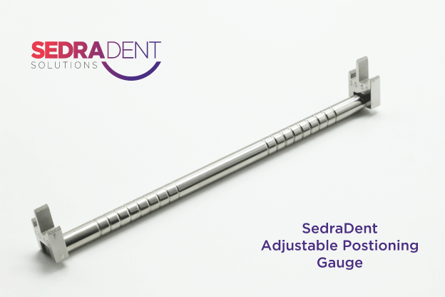 adjustable bracket positioning gauge for 0.22" slot | DentaCarts | Dental Cart