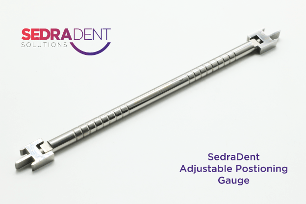adjustable bracket positioning gauge for 0.22" slot | DentaCarts | Dental Cart