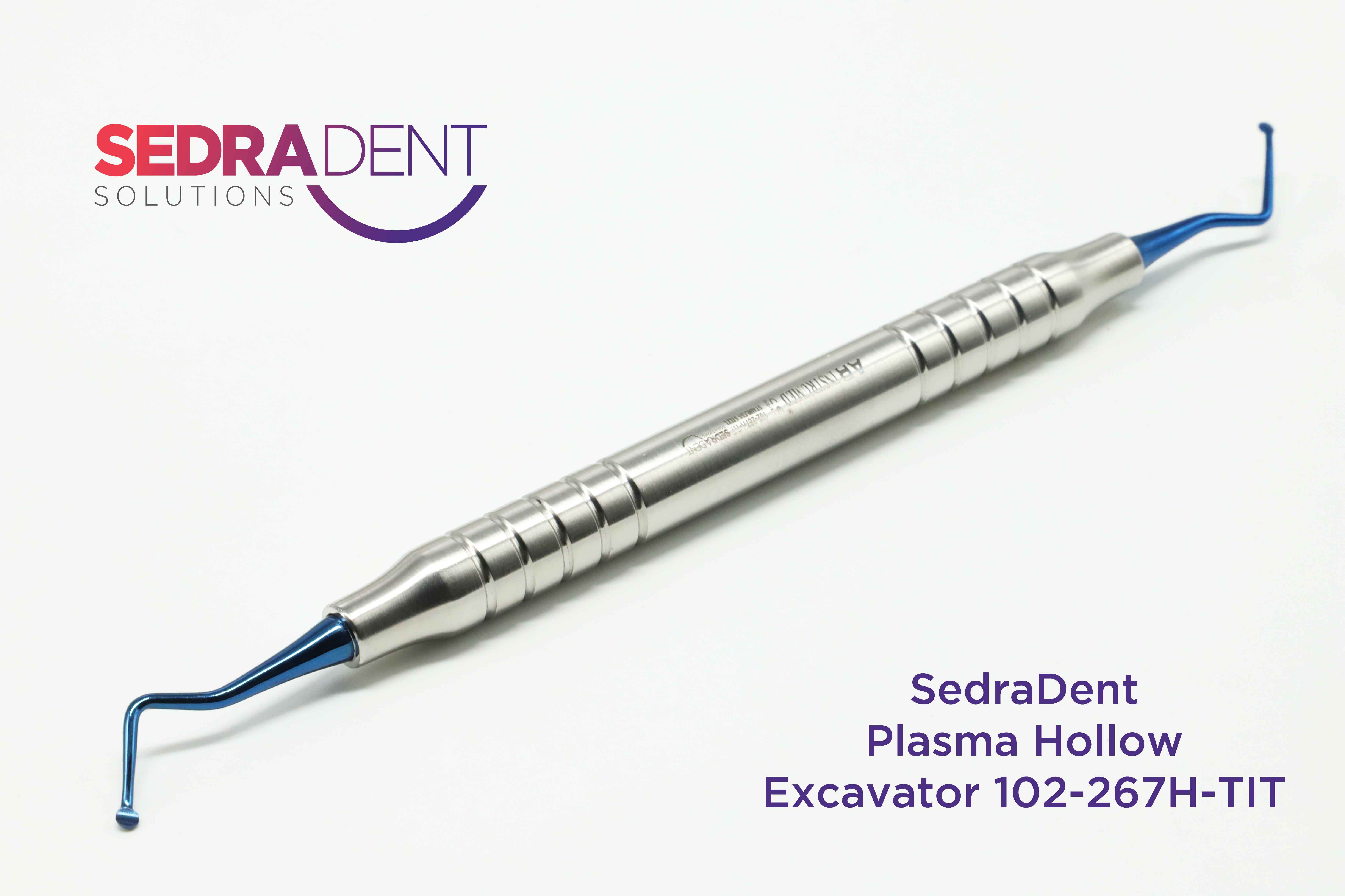SedraDent Discoid Plasma Excavator 2.0 Hollow Handle 10 mm | DentaCarts | Dental Cart
