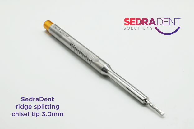 ridge splitting chisel tip 3.0mm | DentaCarts | Dental Cart