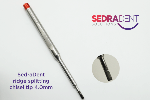 ridge splitting chisel tip 4.0mm | DentaCarts | Dental Cart