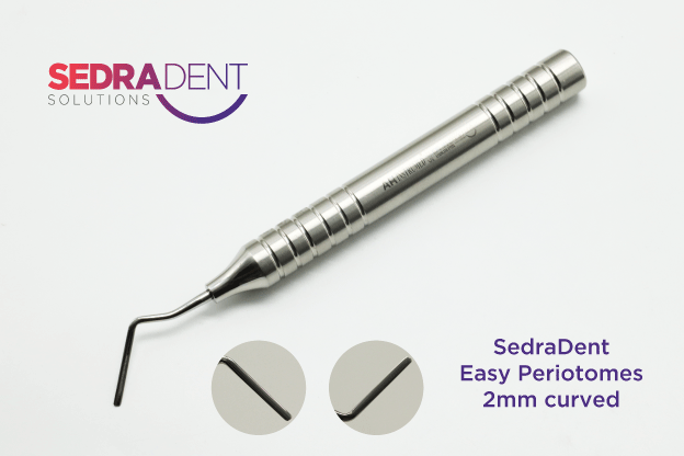Easy Periotomes 2mm curved | DentaCarts | Dental Cart