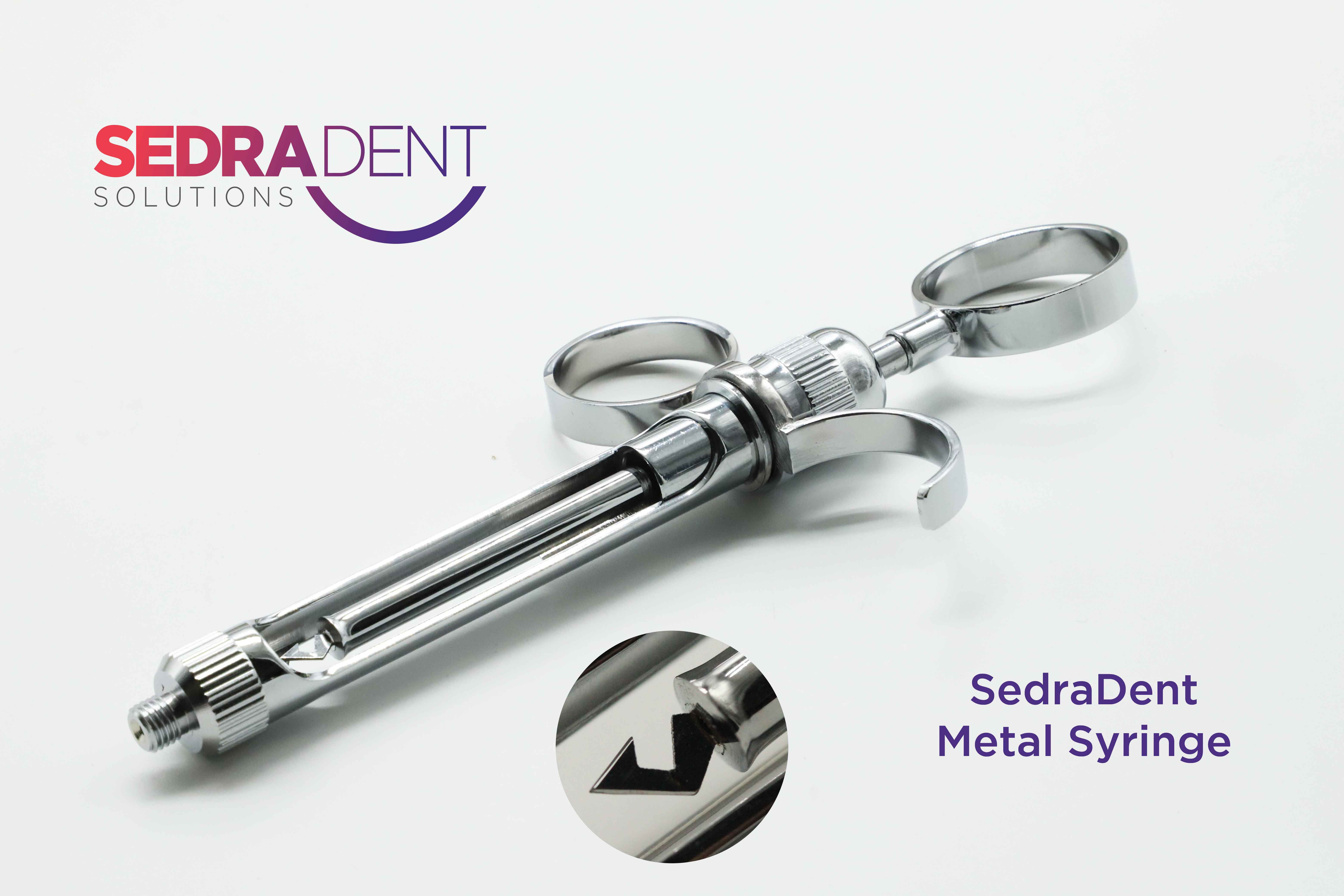 Sedradent Aspirating Syringe | DentaCarts | Dental Cart