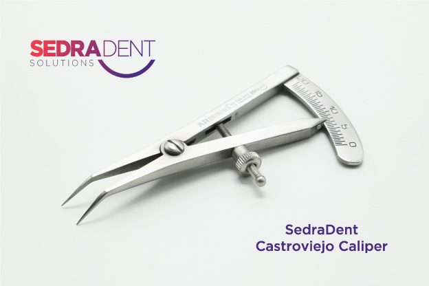 Castroviejo Curved Caliper 20 mm | DentaCarts | Dental Cart