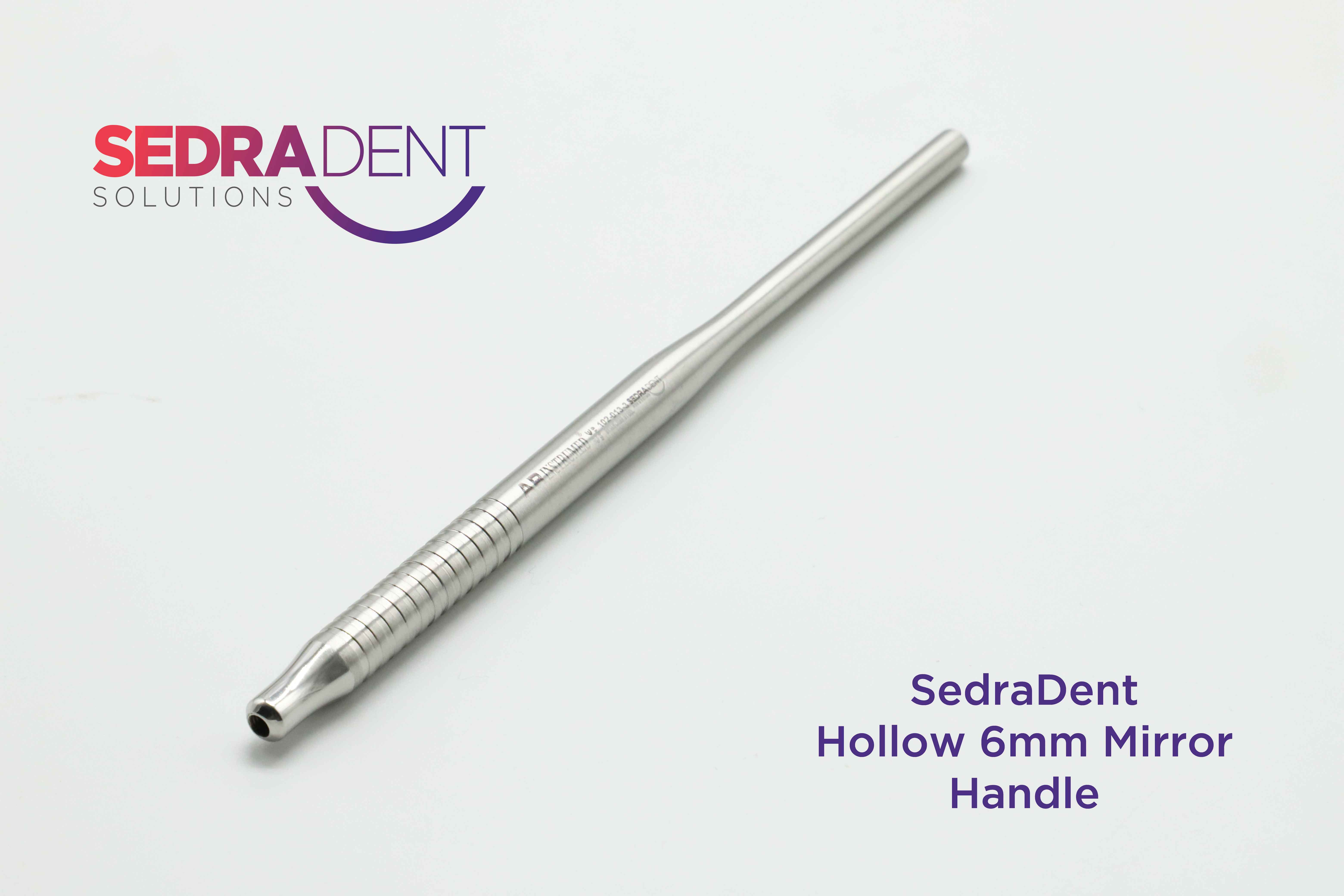 AR Instrumed Metal Mirror Handle Hollow | DentaCarts | Dental Cart