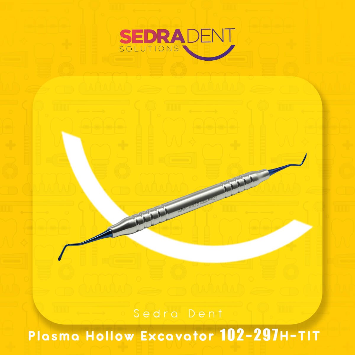 AR Instrumed Spoon Excavator 1.6 Plasma Coated Hollow Handle 10 mm | DentaCarts | Dental Cart