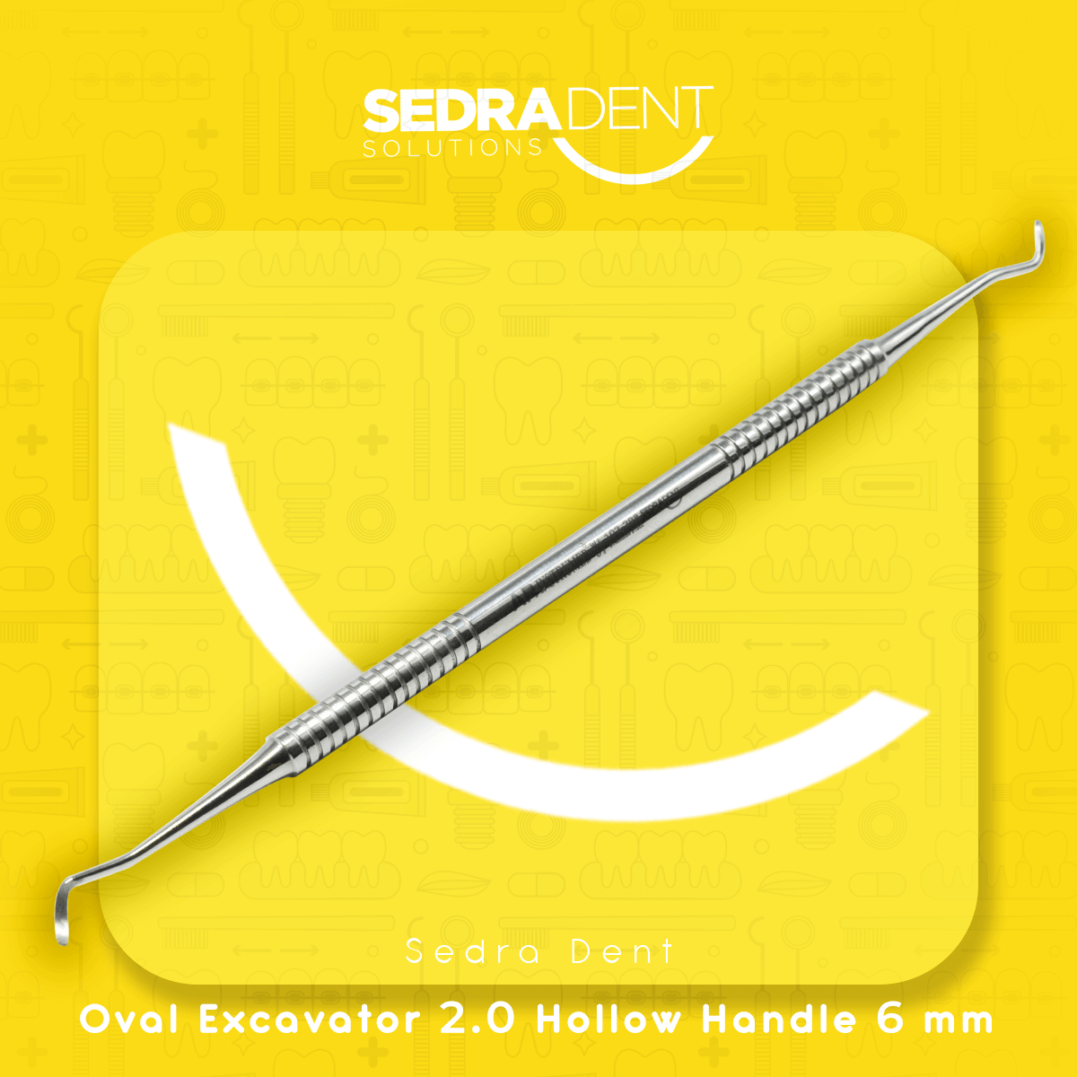 AR Instrumed Oval Excavator 2.0 Hollow Handle 6 mm | DentaCarts | Dental Cart
