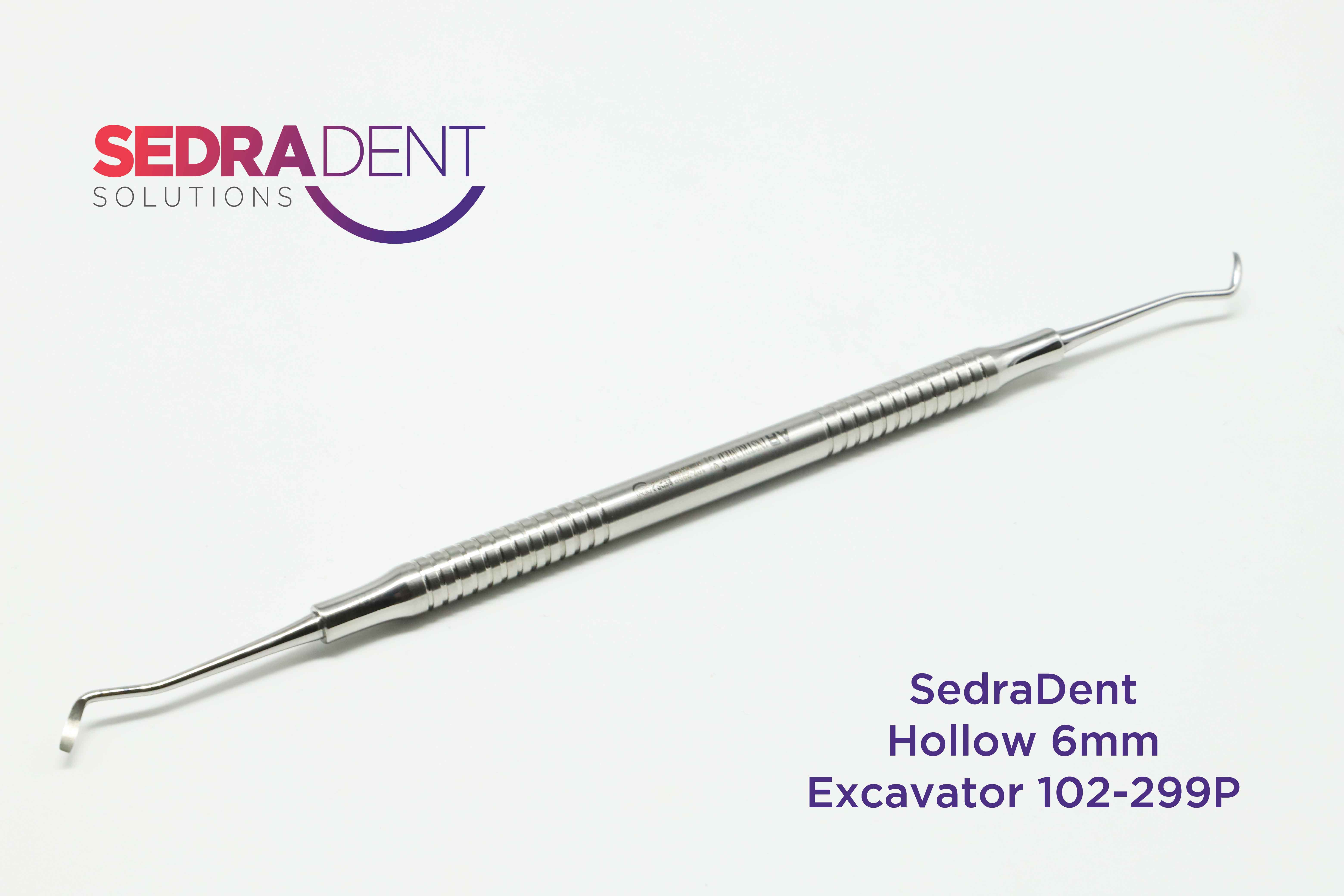 SedraDent Oval Hollow 6mm Excavator | DentaCarts | Dental Cart