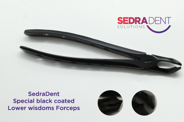 Ar Instrumed special Extracting Forceps black coated | DentaCarts | Dental Cart