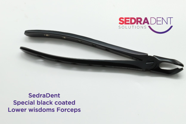 Ar Instrumed special Extracting Forceps black coated | DentaCarts | Dental Cart