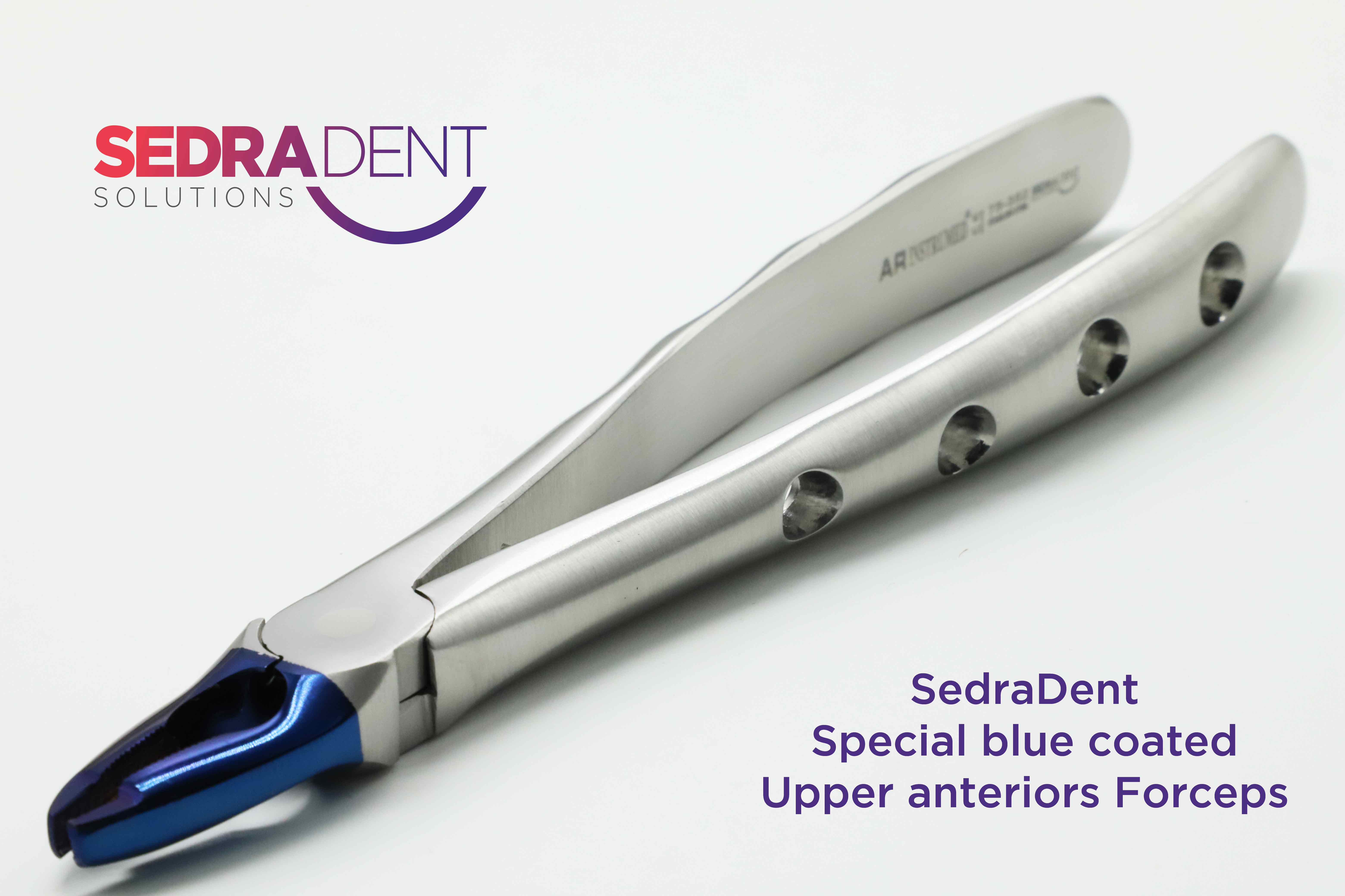 AR Instrumed extracting forceps lower anteriors adults blue plasma | DentaCarts | Dental Cart