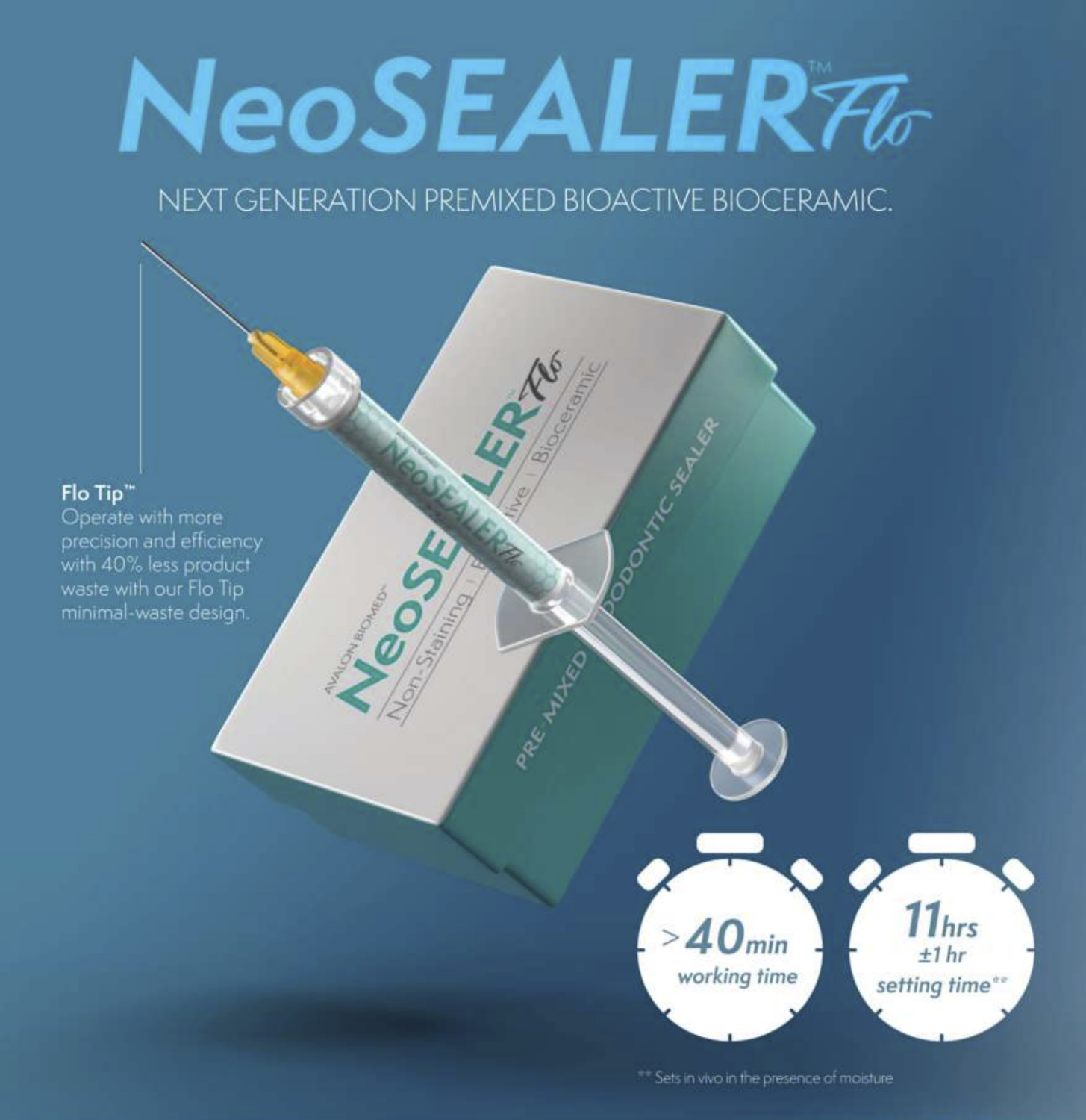 Avalon Biomed NeoSEALER Flo 2.2gm | DentaCarts | Dental Cart