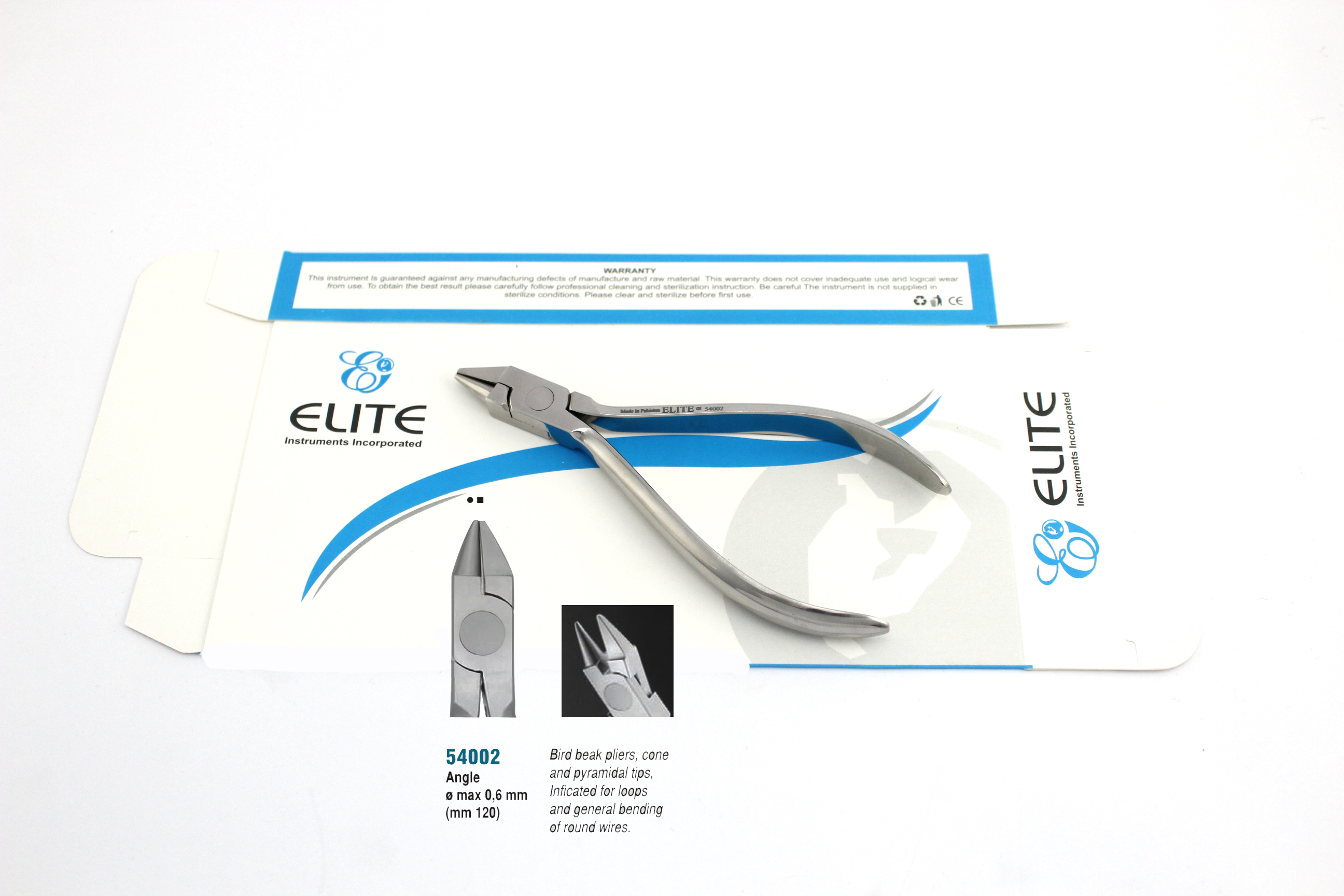 Wire Pliers Angle 120mm - Elite | DentaCarts | Dental Cart