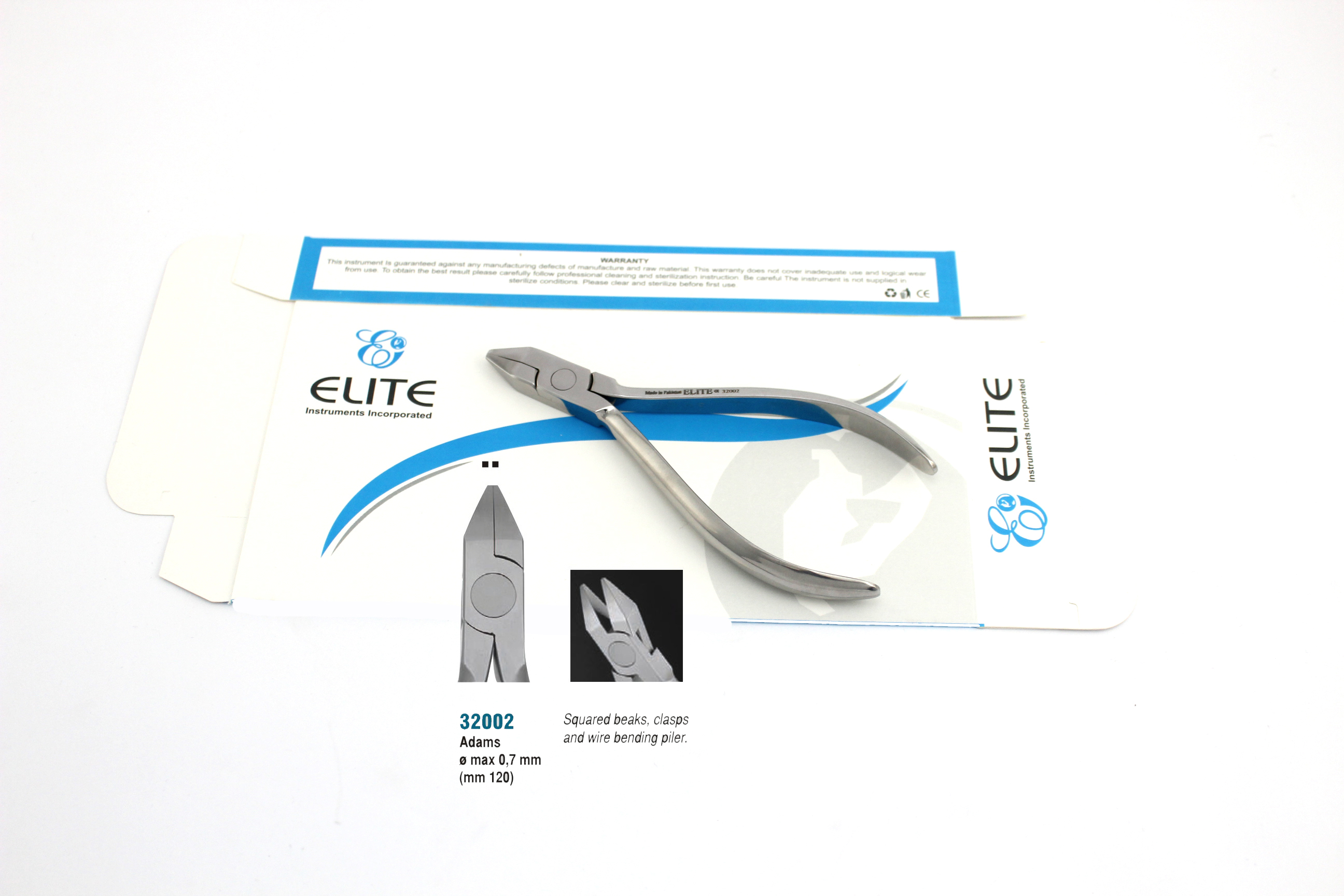 Wire Pliers Adam 120mm - Elite | DentaCarts | Dental Cart