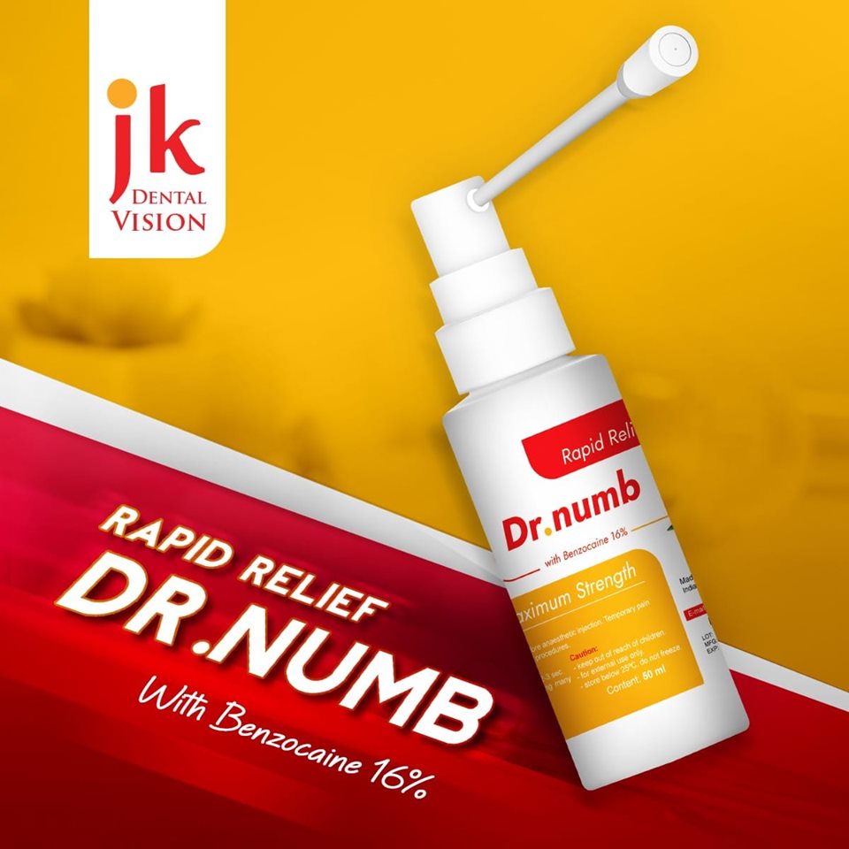 JK DR.numb TOPICAL ANESTHETIC 16 % (50ml) | DentaCarts | Dental Cart