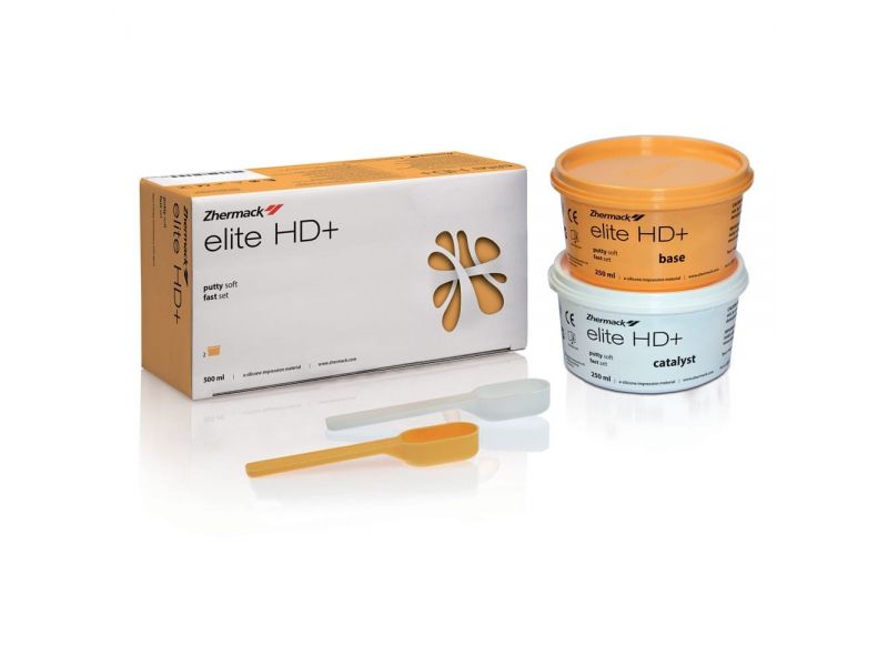Zhermack Elite HD Plus Putty Soft Fast Set 500ml | DentaCarts | Dental Cart