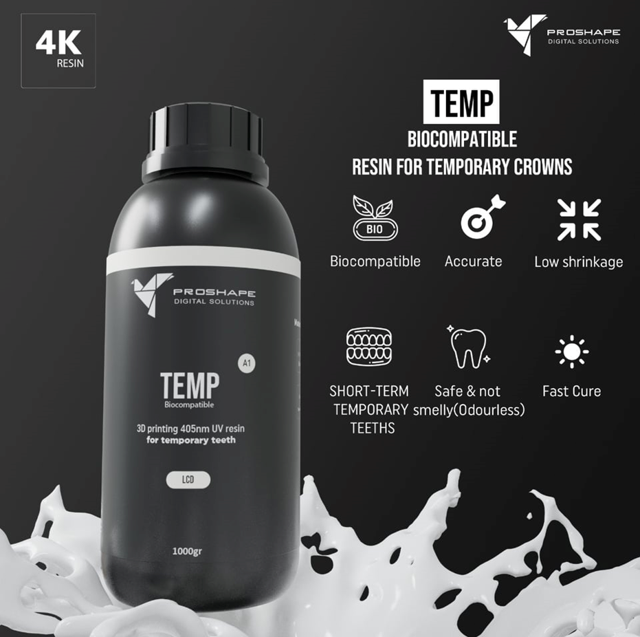 Proshape Temp Resin For Temporary Crowns | DentaCarts | Dental Cart