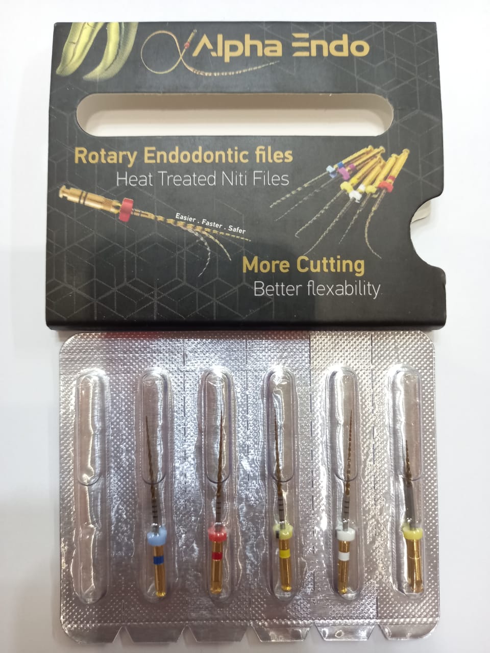 Alpha Endo Rotary Files Alpha Pro+ (5pcs) | DentaCarts | Dental Cart