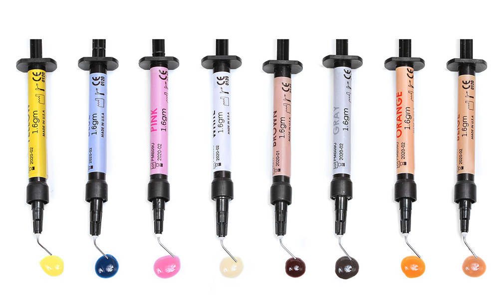 Inox Nanoksa Stain 8 Syringe Kit ( for dental polymer) | DentaCarts | Dental Cart