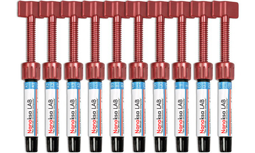 Inox Nanoksa LAB Zirconium Restorative 10 Syringe Kit | DentaCarts | Dental Cart
