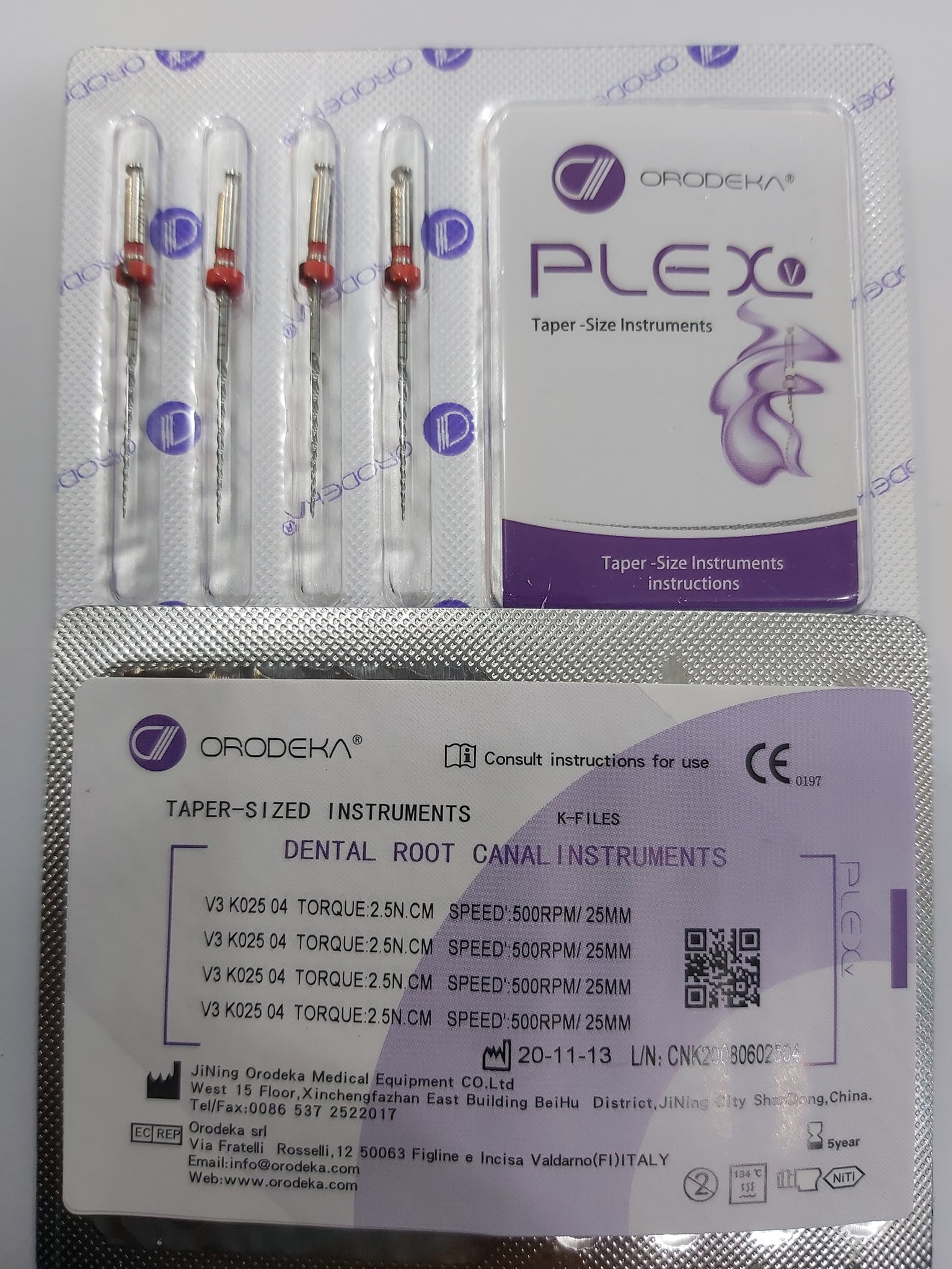 Orodeka Plex V Rotary - 4 Files | DentaCarts | Dental Cart