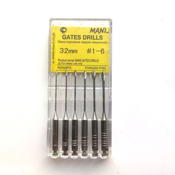 Mani Gates Glidden Drills (6pcs) | DentaCarts | Dental Cart
