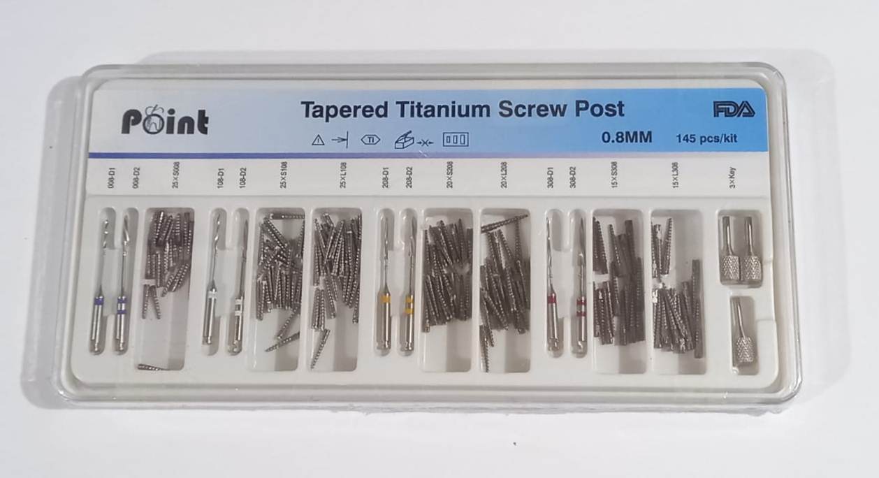 Point Post Kit (145pcs & 3 Key & 8 Drill ) | DentaCarts | Dental Cart