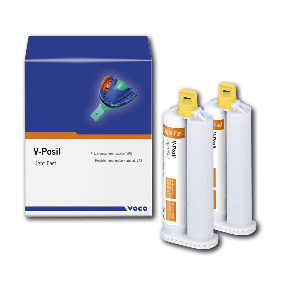 Voco V-Posil Light Fast Cartridge 2 x 50 ml | DentaCarts | Dental Cart