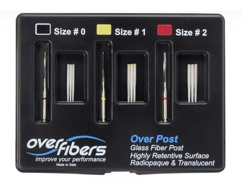 Over Post KIt Overfibers (9 posts & 3Drills) | DentaCarts | Dental Cart