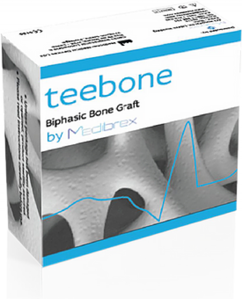 Medibrex Teebone Biphasic Bone Graft (Expiry Date: 30/09/2023) | DentaCarts | Dental Cart
