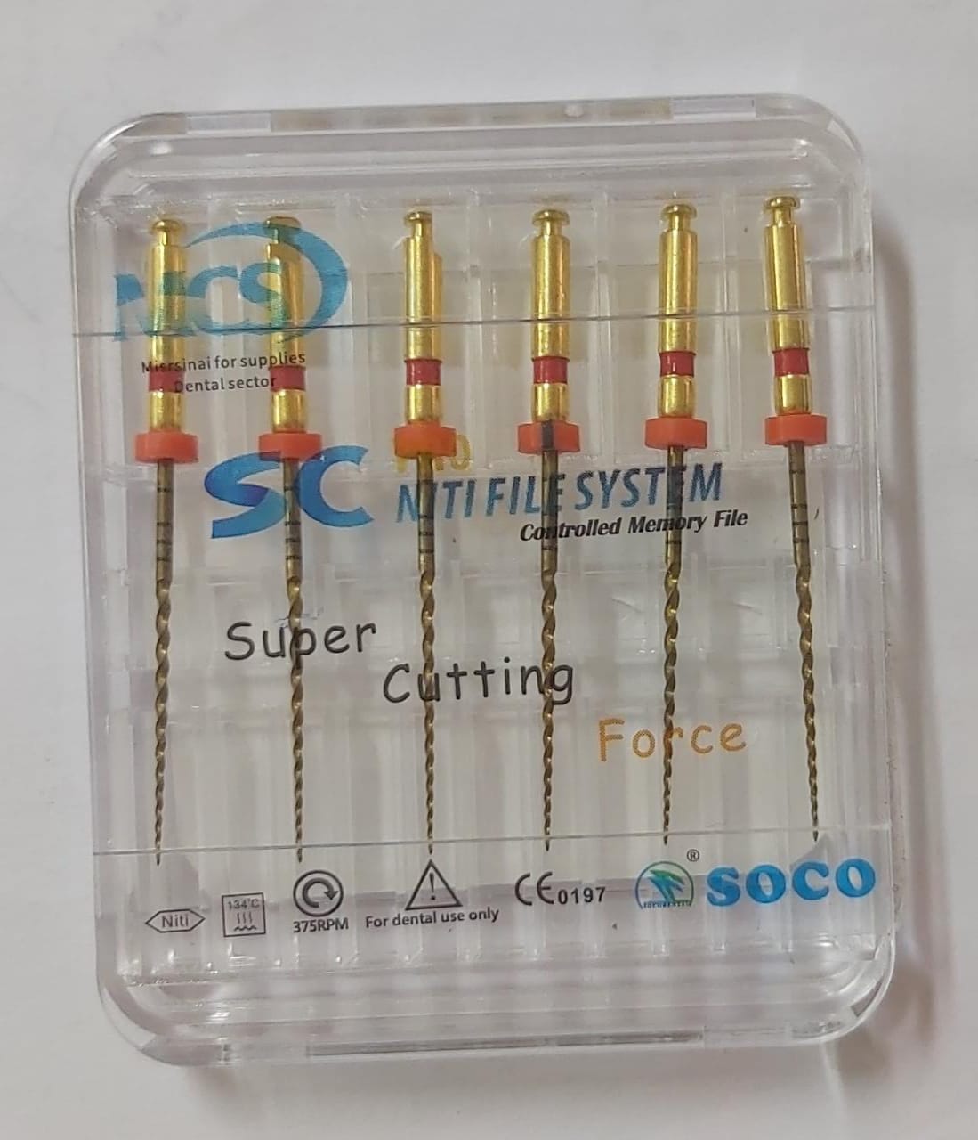 Soco Pro Refill 25 Taper 4 pack 6 files | DentaCarts | Dental Cart