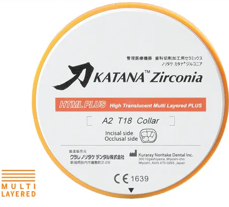 Noritake KATANA Zirconia Block HTML Plus | DentaCarts | Dental Cart