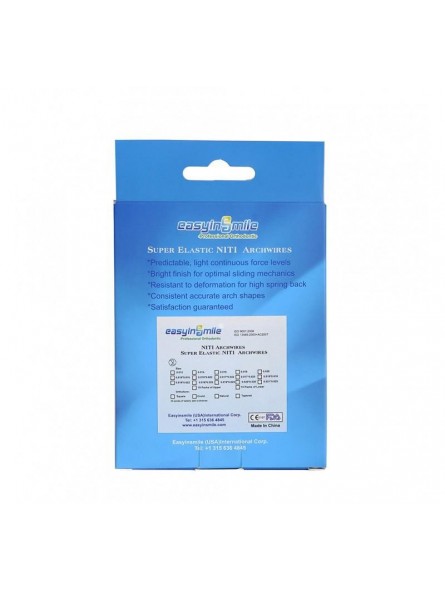 Easyinsmile Super Elastic Niti Rectangle Archwire Natural 20 Bag | DentaCarts | Dental Cart