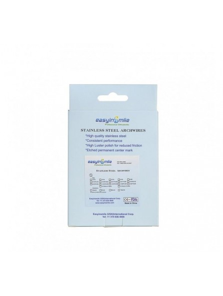 Easyinsmile Super Elastic Stainless Steel Rectangle Archwire 20 Bag | DentaCarts | Dental Cart