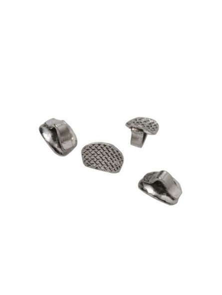 EASYINSMILE  Bondable Lingual Buttons MIM Mesh Base 10pcs/bag | DentaCarts | Dental Cart