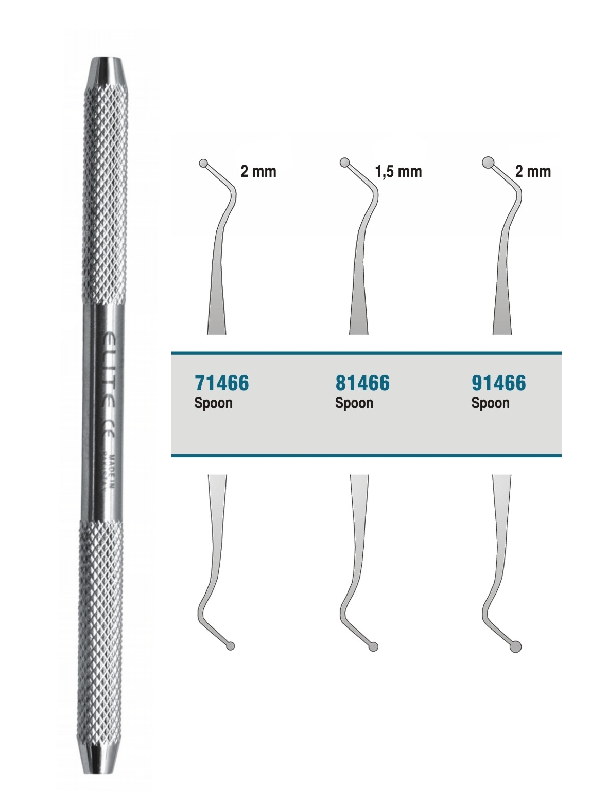 Elite Spoon Excavator | DentaCarts | Dental Cart