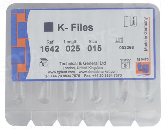 TG K file 31mm Size 40 | DentaCarts | Dental Cart