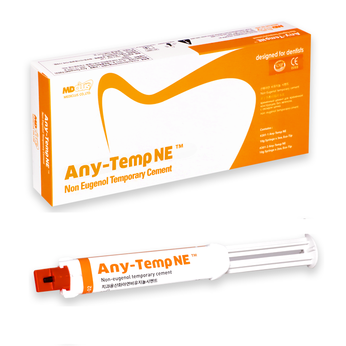 Mediclus Any-Temp CEMENT - 10g syringe 3syrs | DentaCarts | Dental Cart