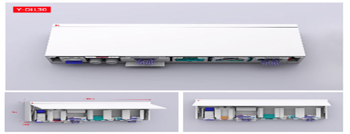 ALYARMUK Upper Dispensers Cabinet Y-Di130 | DentaCarts | Dental Cart