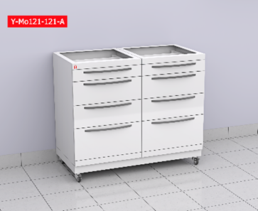 ALYARMUK Mobile Treatment Cabinet (Y-Mo121-121) | DentaCarts | Dental Cart