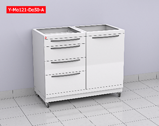 ALYARMUK Mobile Treatment Cabinet (Y-Mo121-Do50) | DentaCarts | Dental Cart