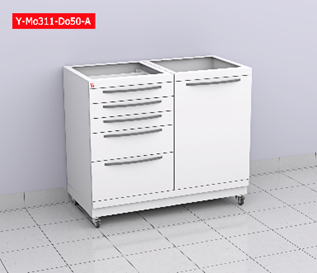 ALYARMUK Mobile Treatment Cabinet (Y-Mo311-Do50) | DentaCarts | Dental Cart
