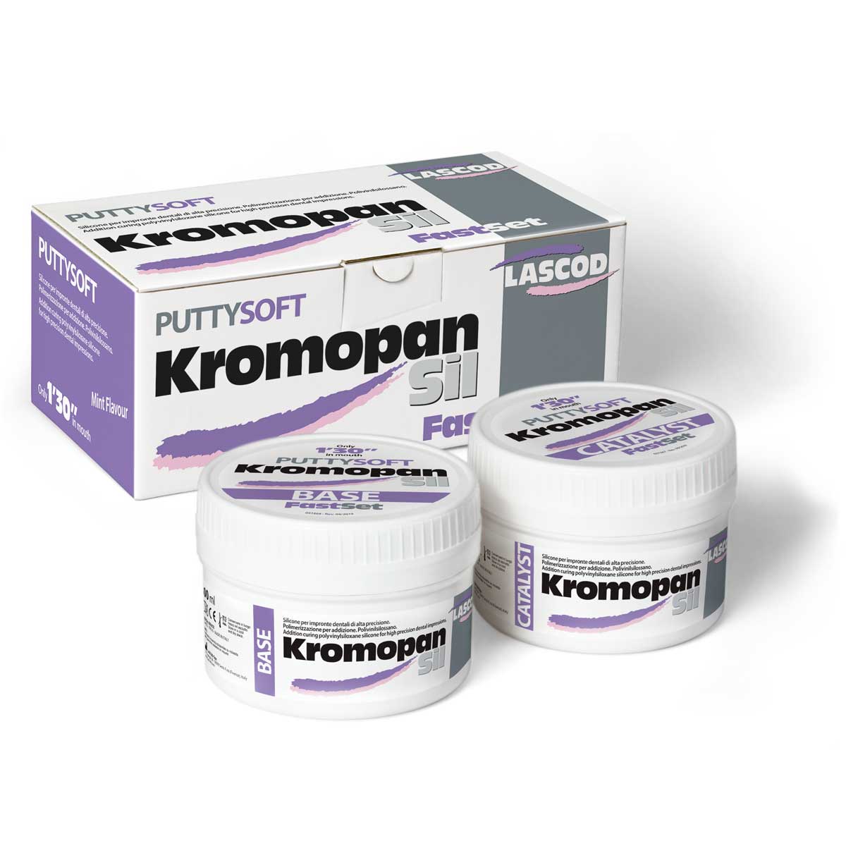 Lascod KromopanSil Addition Silicone Putty 600ml | DentaCarts | Dental Cart