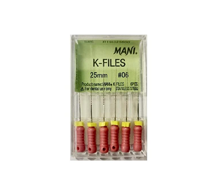 MANI MANUAL K-FILES | DentaCarts | Dental Cart