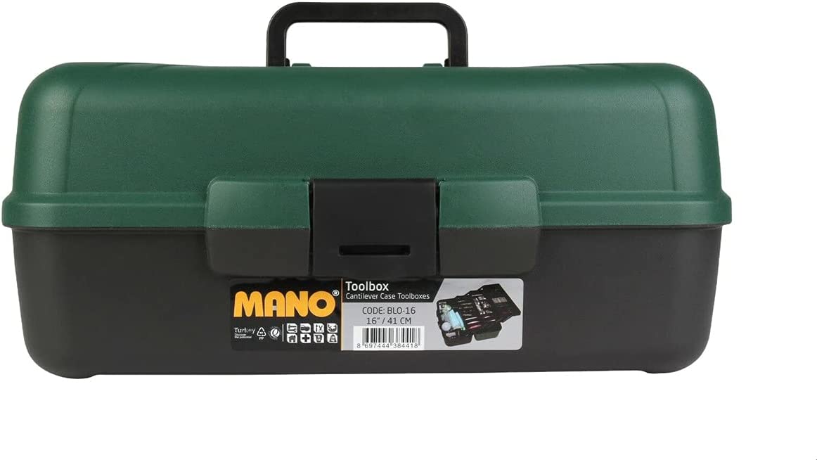 Mano BL.O-16 CANTILEVER CASE TOOLBOXES 16" - 410mm*209mm*195mm | DentaCarts | Dental Cart