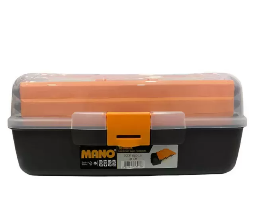 Mano BL.O-16 CANTILEVER CASE TOOLBOXES 16" - 410mm*209mm*195mm | DentaCarts | Dental Cart