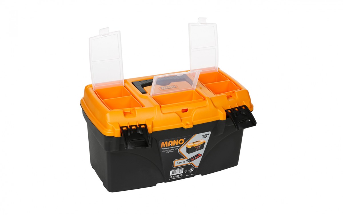 Mano C.O-18 Classic Toolbox With Organizer 43.2cm